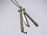 Balisong "Butterfly Knife" Pendant  | Made-to-Order