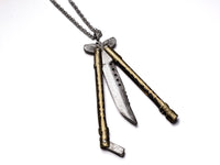 Balisong "Butterfly Knife" Pendant  | Made-to-Order