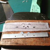 Silver ring blank with panda ring design template by Samonte Cruz Studios