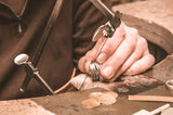 Handmade stacking rings, Samonte Cruz Studios