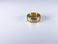 Solid Gold Hexagon Ring: Made-to-Order