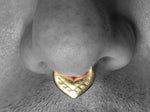 Solid Gold Septum Ring of Abundance | Made-to-Order