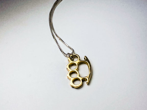 Brass Knuckles Pendant | Made-to-Order