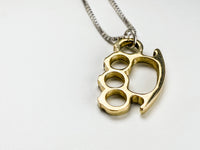Brass Knuckles Pendant | Made-to-Order